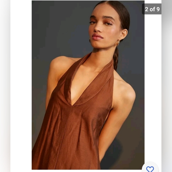 Anthropologie Flounced Maxi Dress Size 18 - Picture 2 of 8